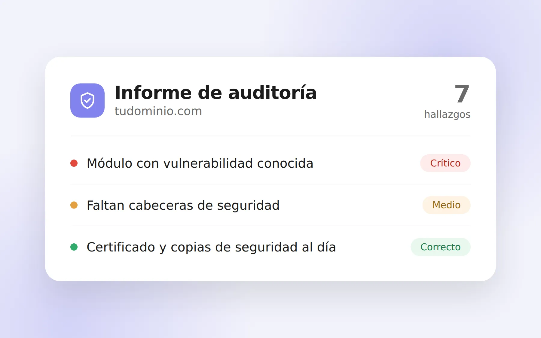 icon related to Auditoría de seguridad